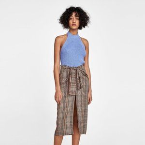 Zara knit halter top blouse